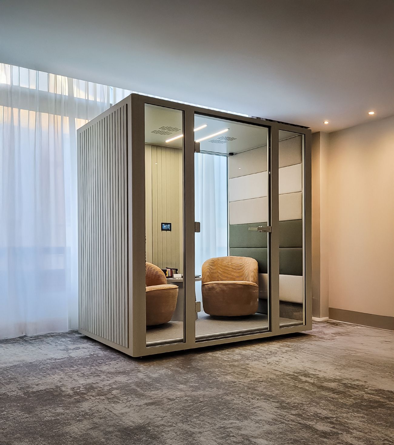Stijlvolle akoestische cabine